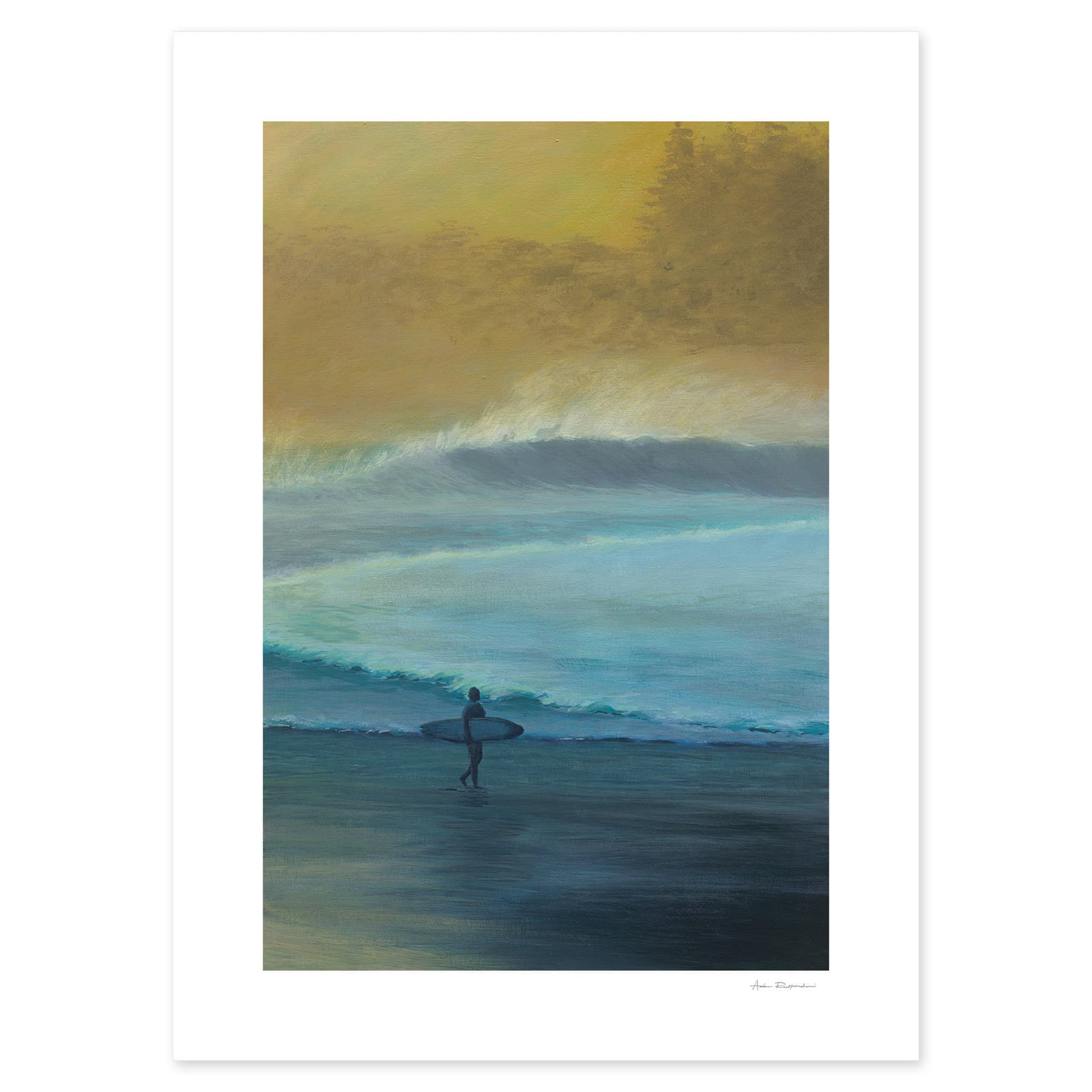 Lone Surfer - Print Options - Adam Ruspandini