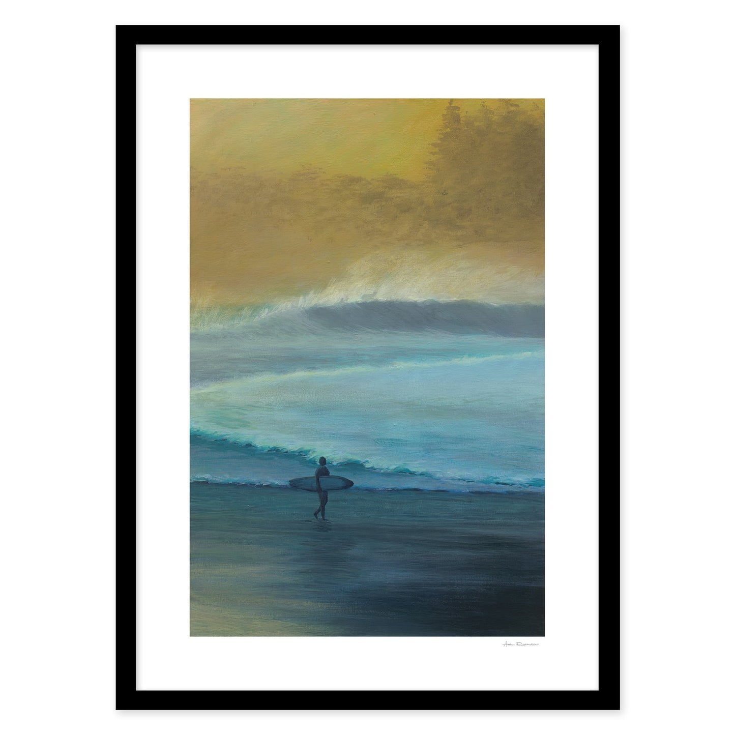 Lone Surfer - Print Options - Adam Ruspandini