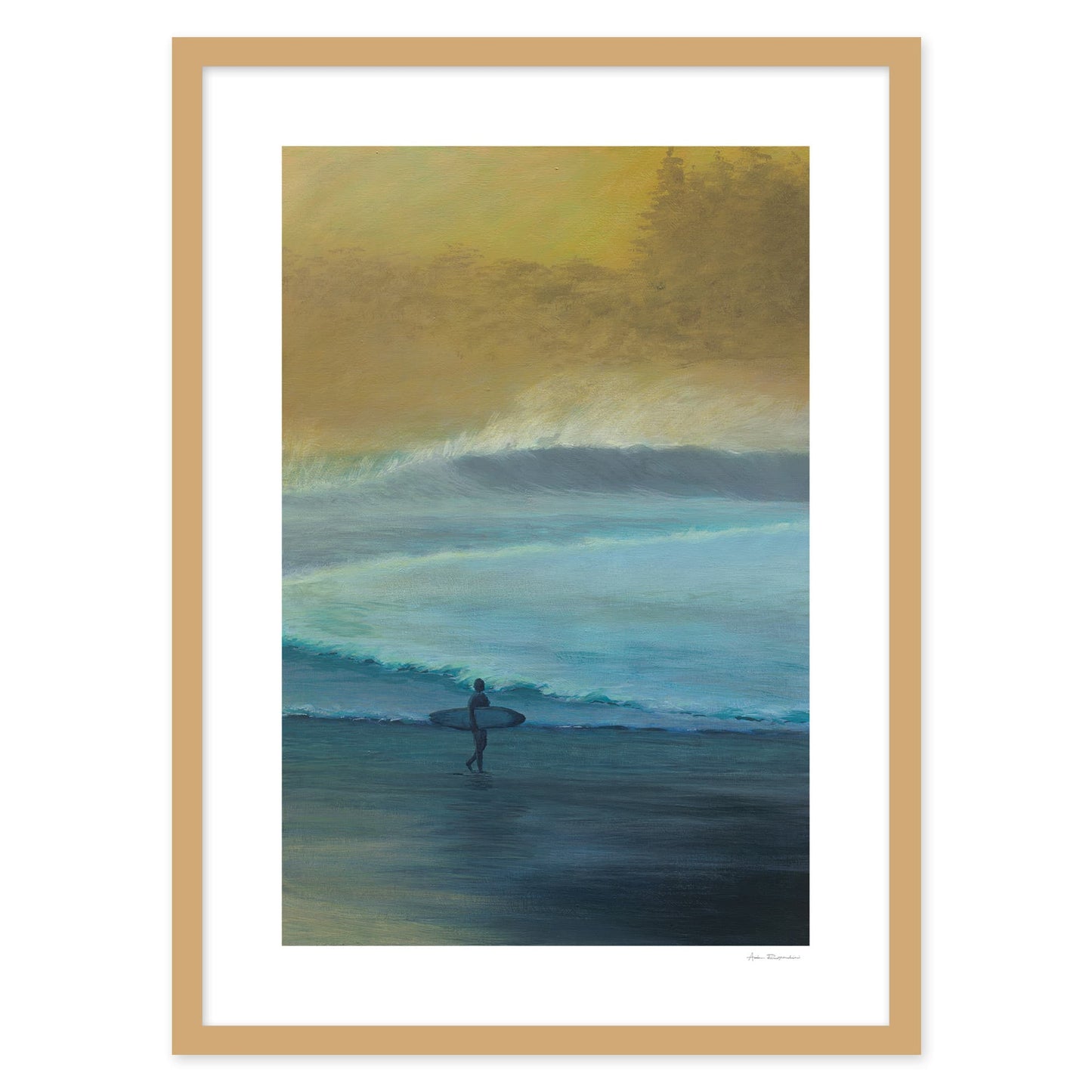 Lone Surfer - Print Options - Adam Ruspandini