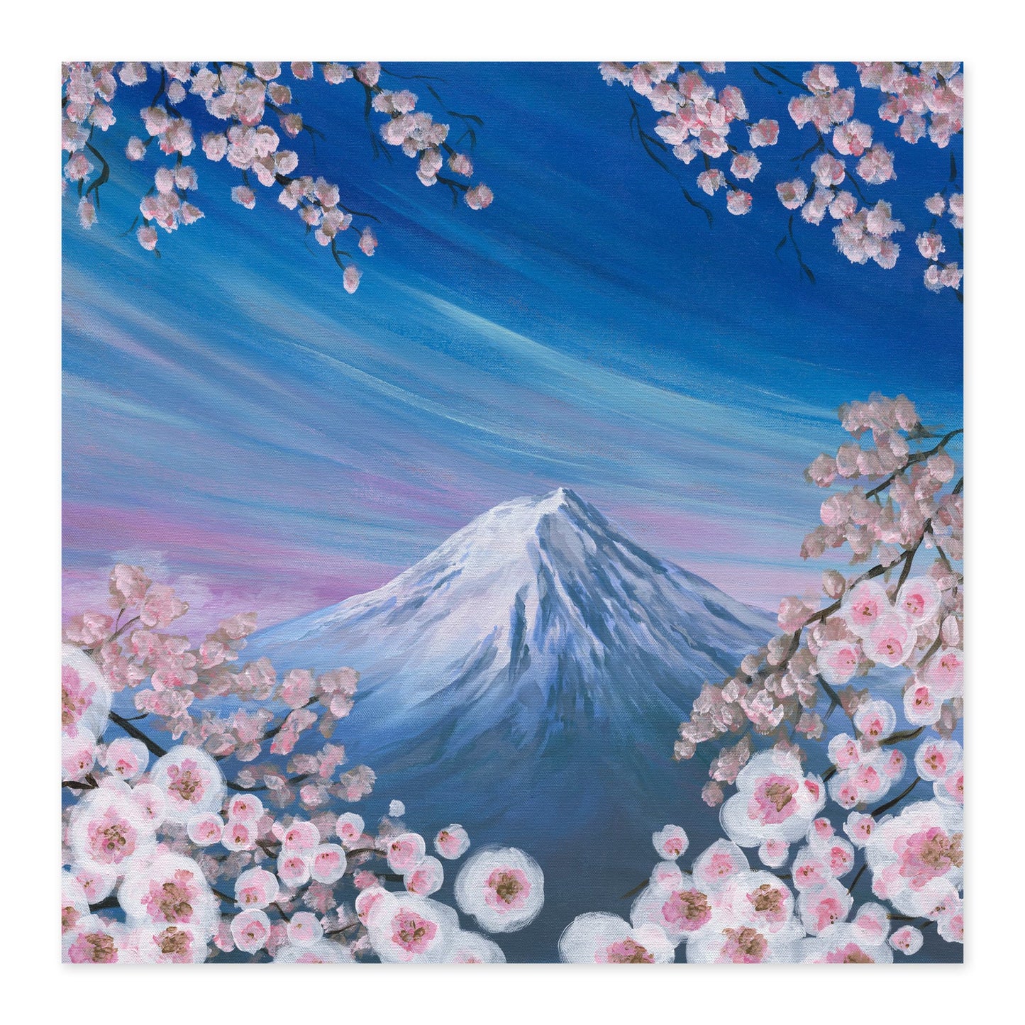 Japanese Mount Fuji wall art for home décor and travel lovers