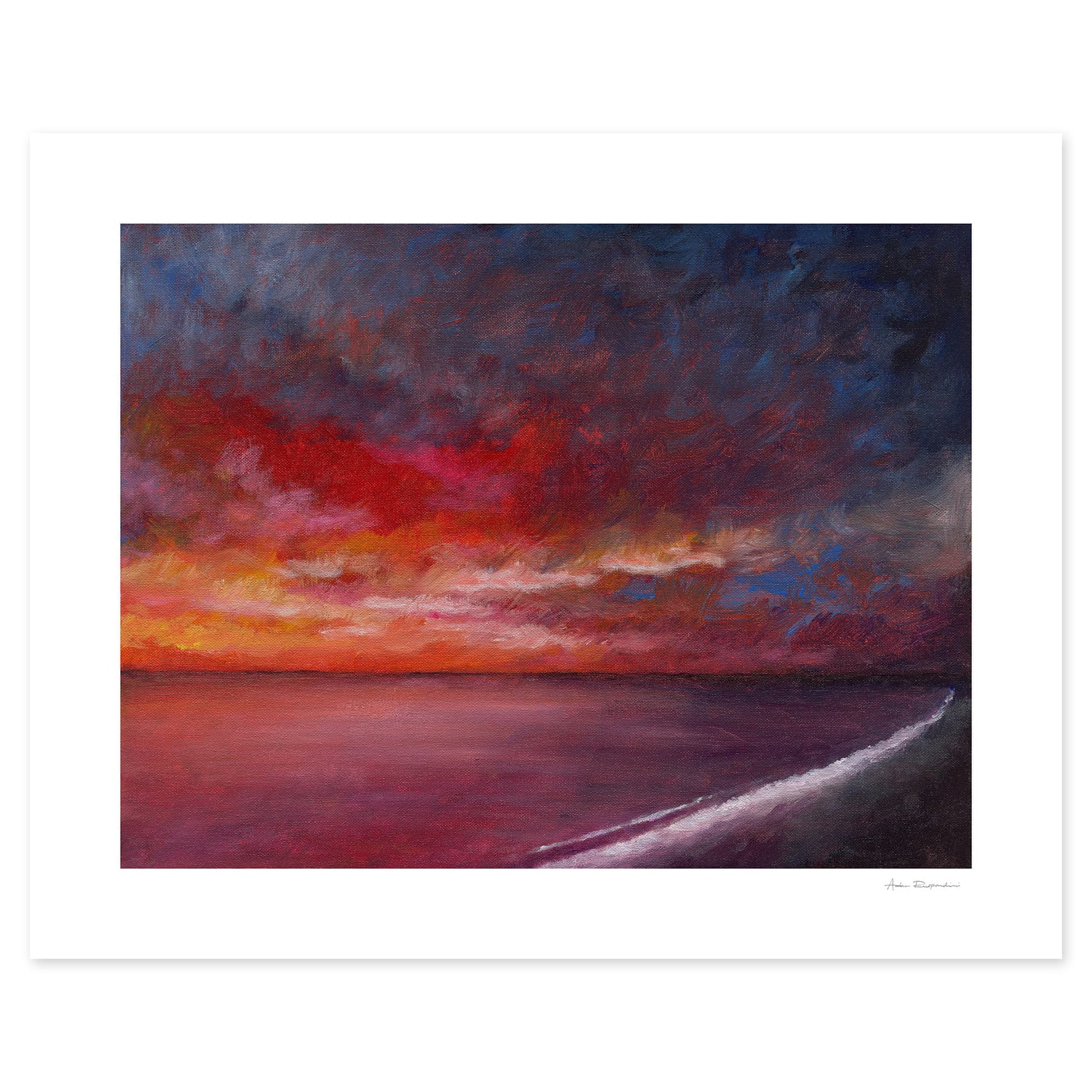 Red Sunset - Print Options - Adam Ruspandini
