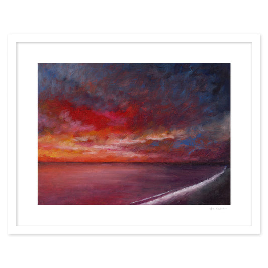 Red Sunset - Print Options - Adam Ruspandini