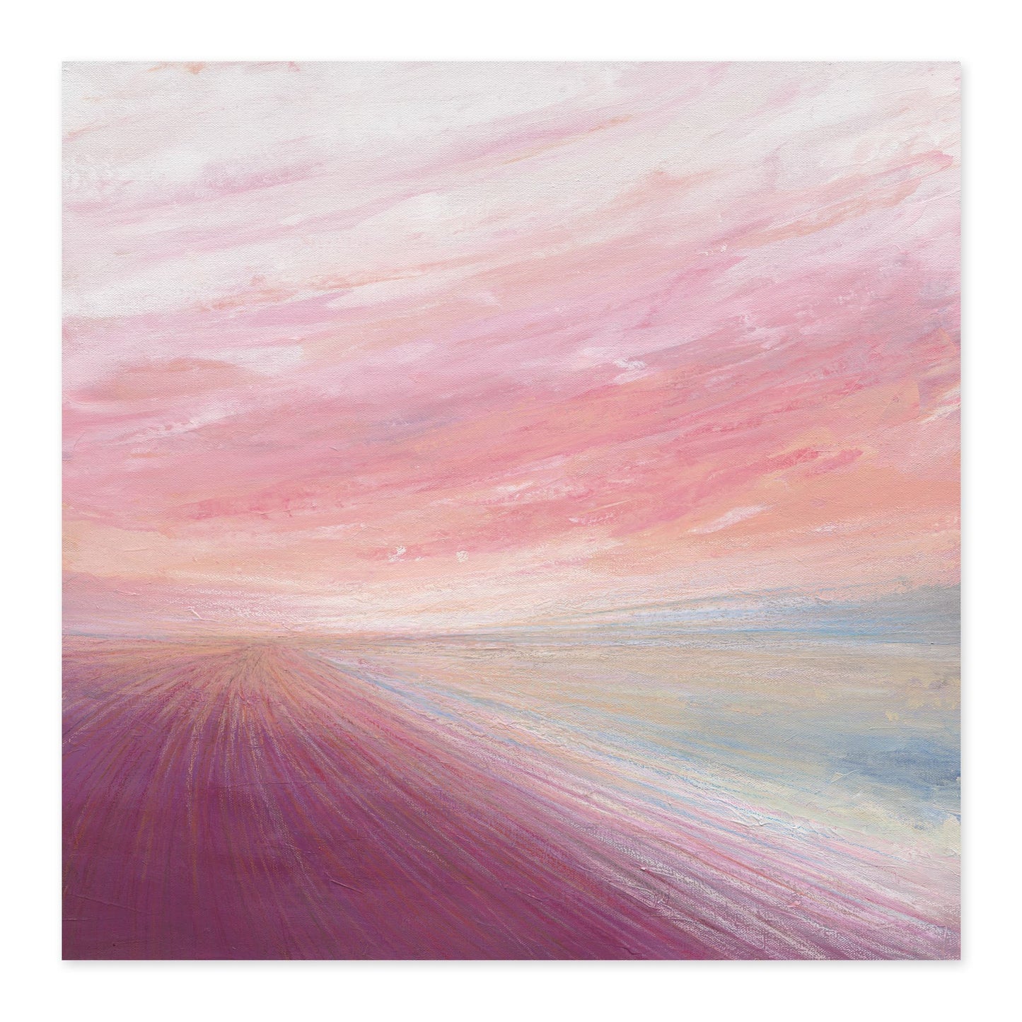 Rose Shore artwork in warm pastel colours with shoreline-inspired forms.