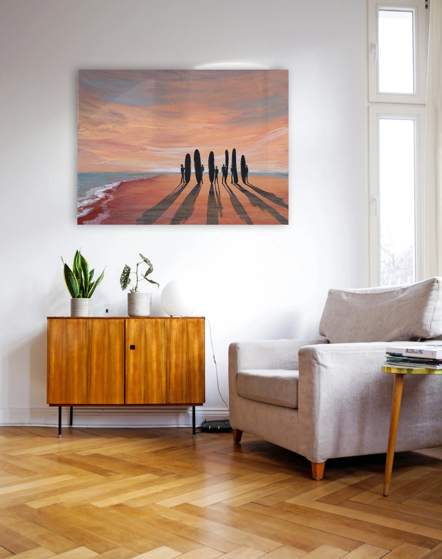 Surfer Silhouette - Print Options