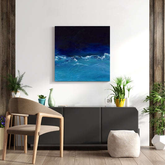 Waves 60x60cm Original - Adam Ruspandini