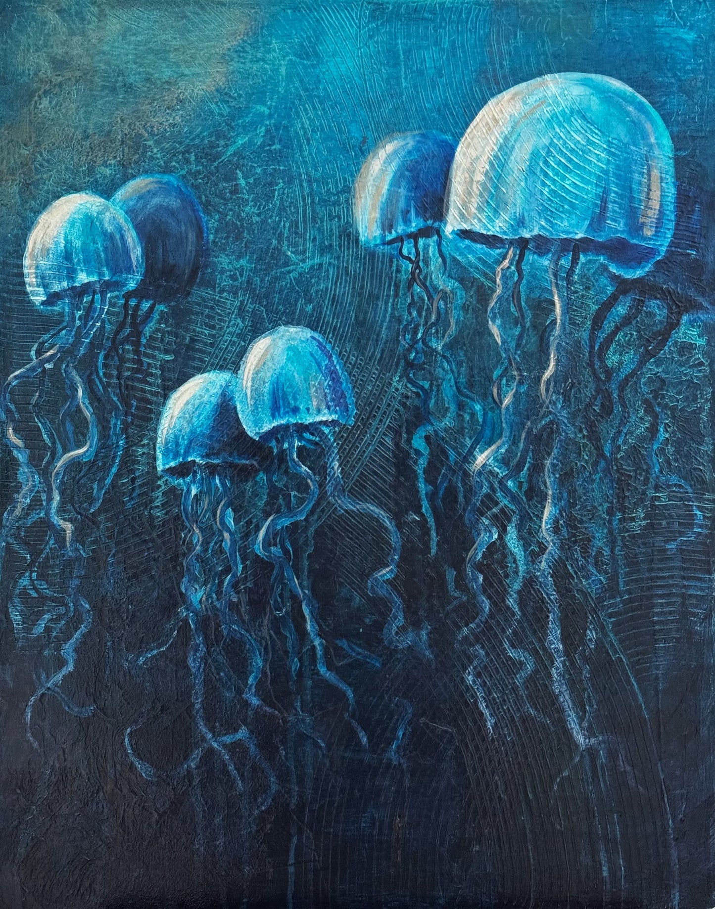 Jellyfish 40x50cm Original
