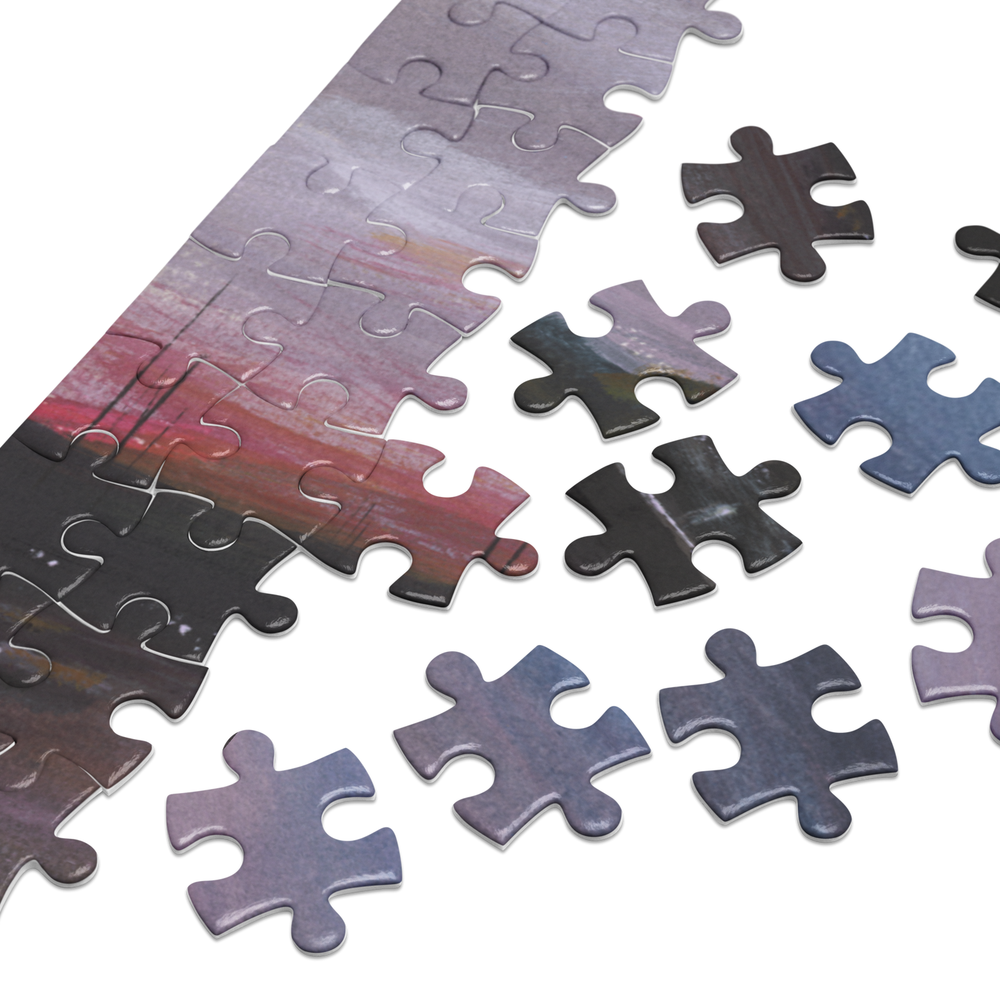 Killcare at Dusk - Jigsaw puzzle with tin
