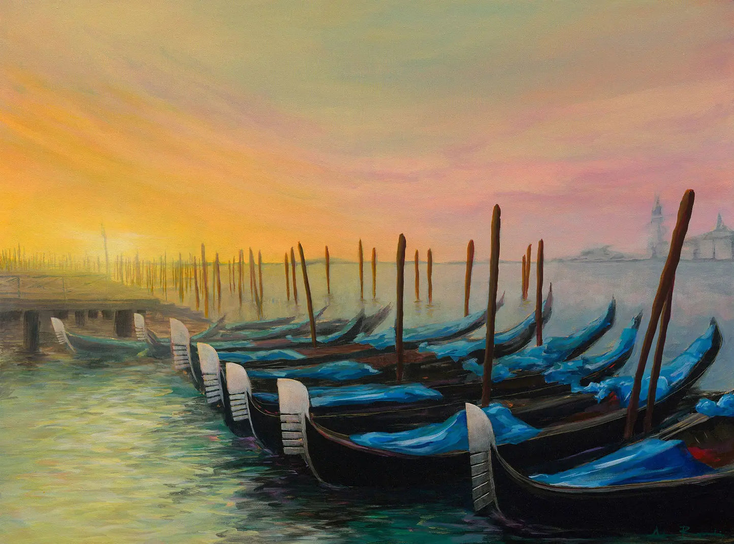 Memories of Venice 101x76cm Original