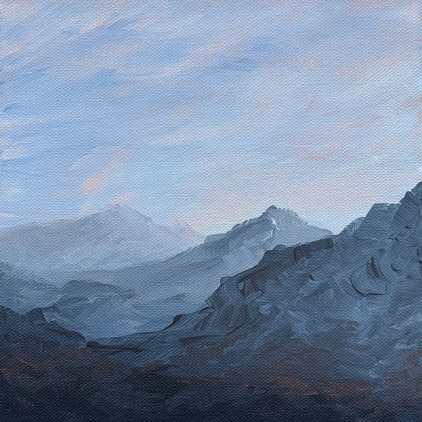 Mountain View 20x20cm Original