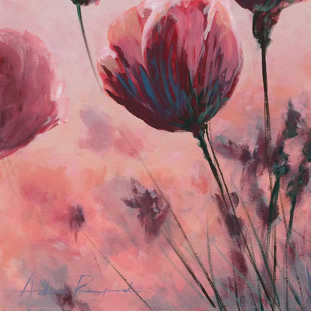 Floral Serenade 100x100cm Original Artwork