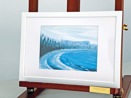 Coastal Blue 22x32cm Framed Original