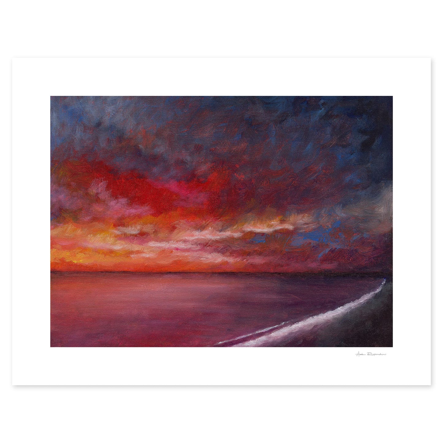 Red Sunset - Print Options - Adam Ruspandini