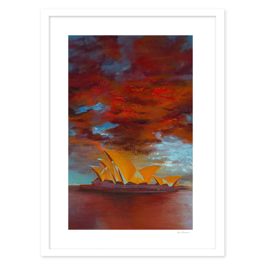 Sun Sets over Sydney Opera House - Print Options - Adam Ruspandini