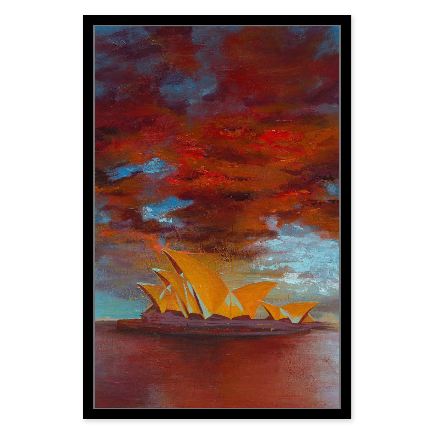 Sun Sets over Sydney Opera House - Print Options - Adam Ruspandini