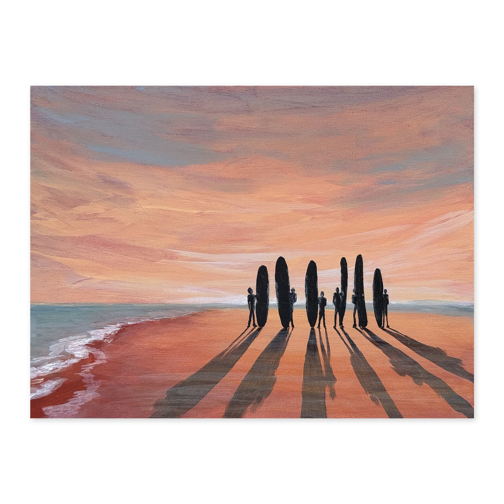 Surfer Silhouette - Print Options - Adam Ruspandini
