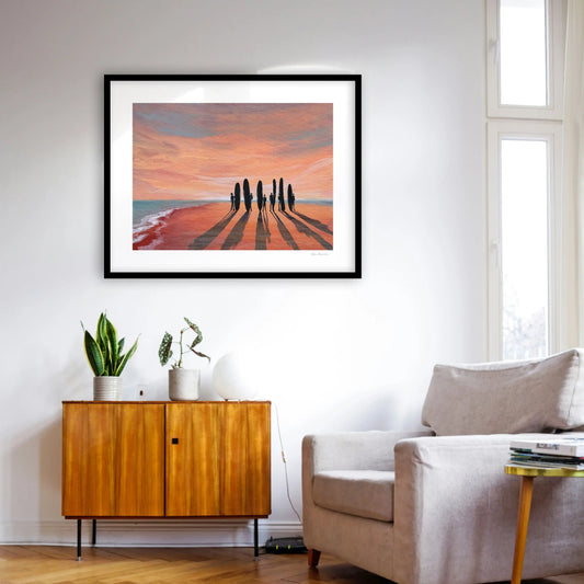 Surfer Silhouette - Print Options