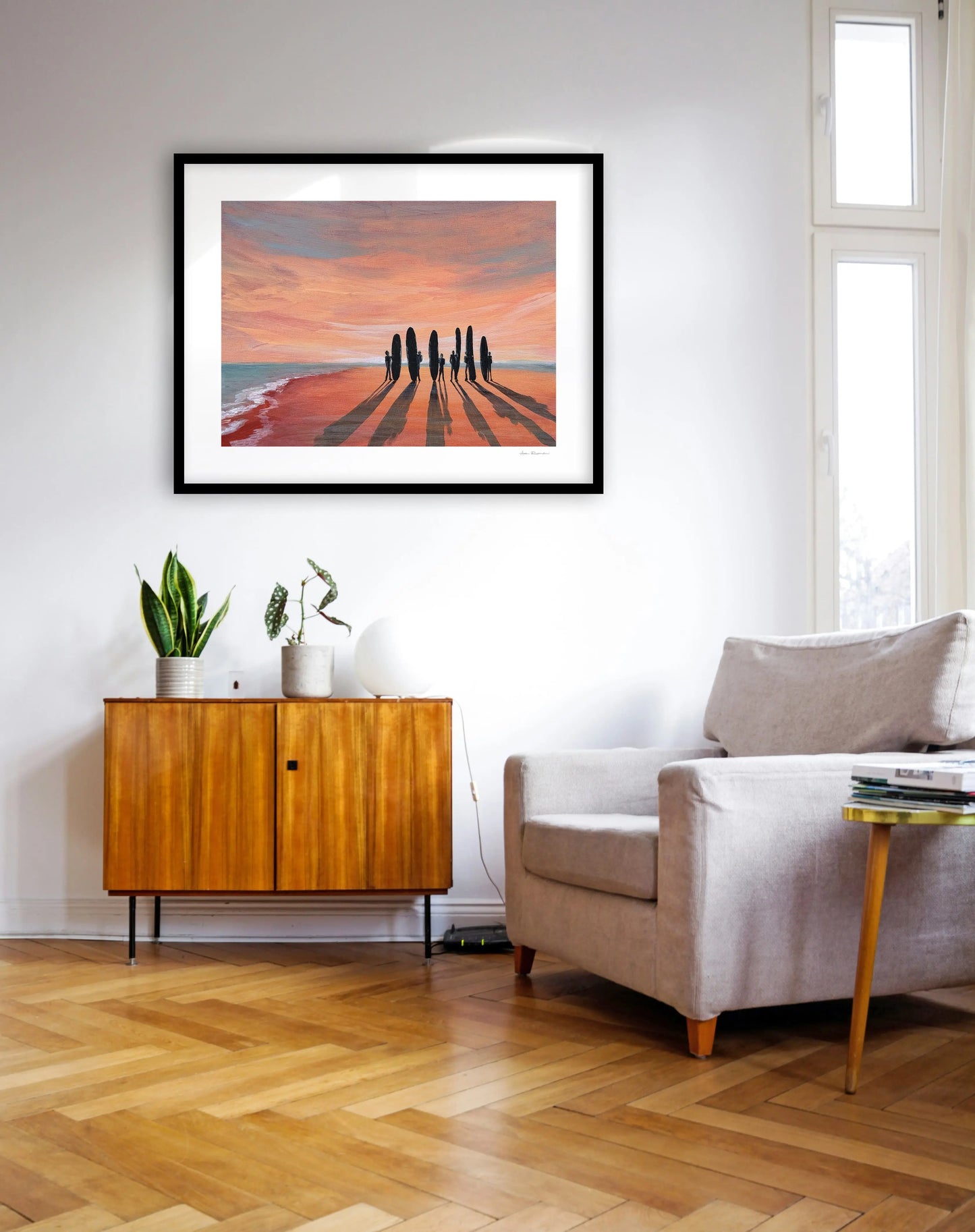 Surfer Silhouette - Print Options