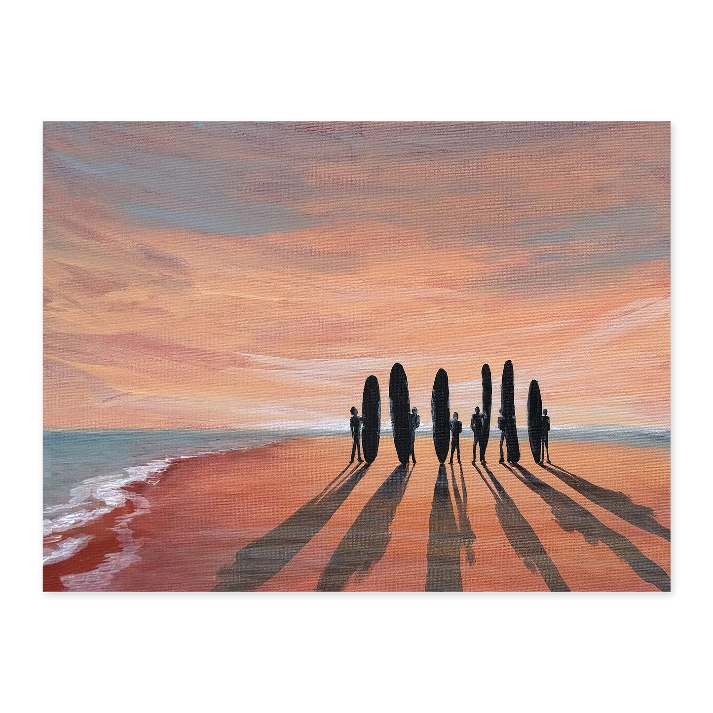 Surfer Silhouette - Print Options