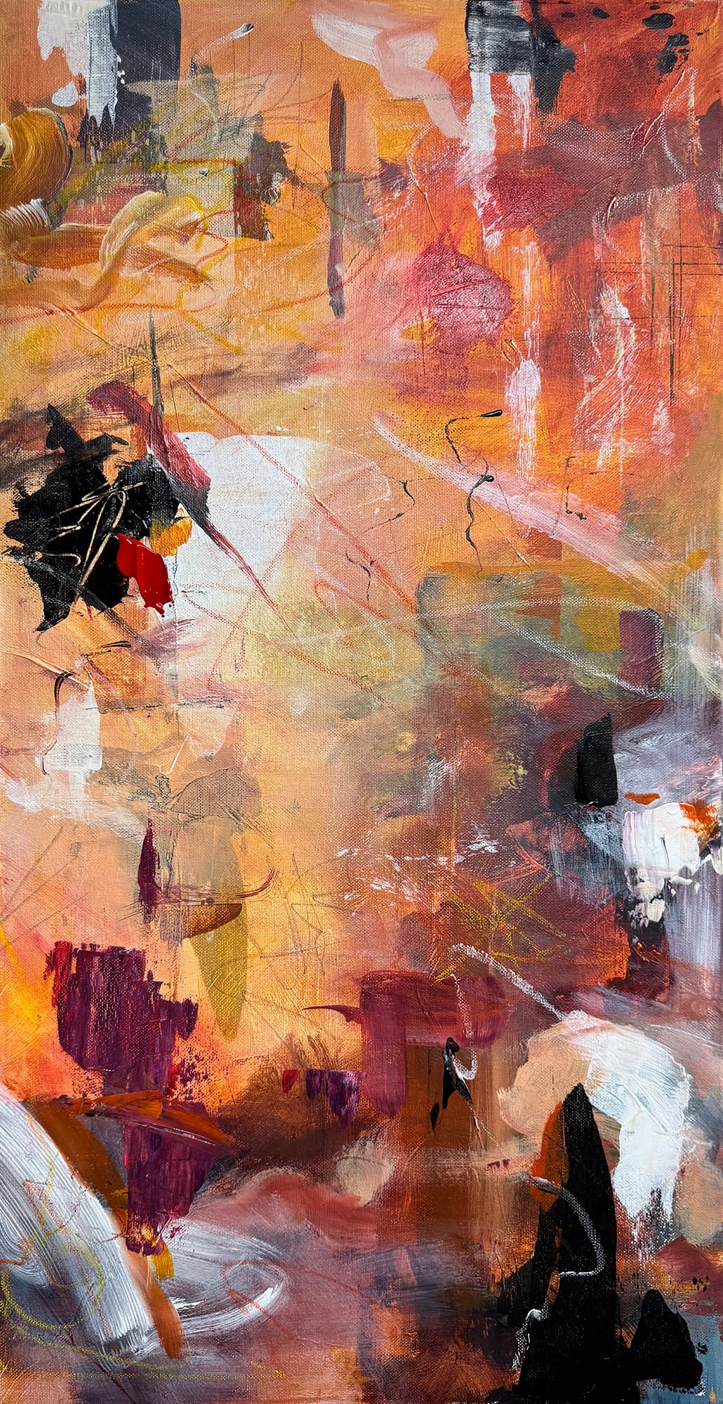 Autumn Warmth 40x80cm Original Artwork