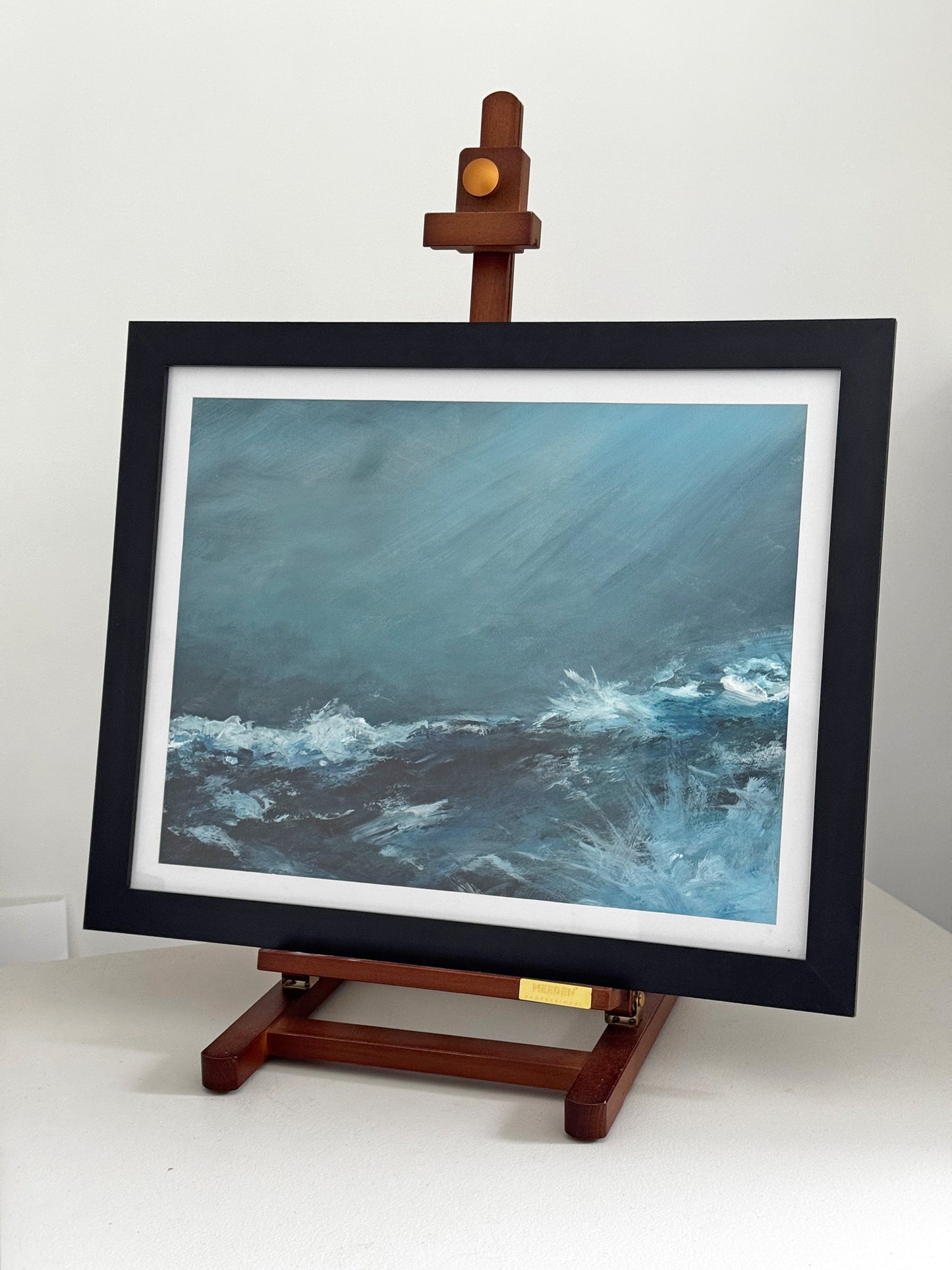 Crashing 55x43cm Framed Original