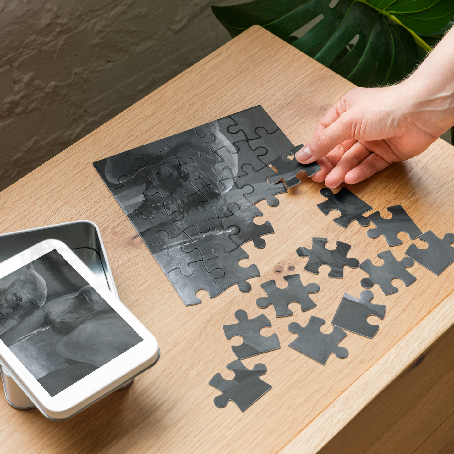 Eternal - Jigsaw puzzle with tin