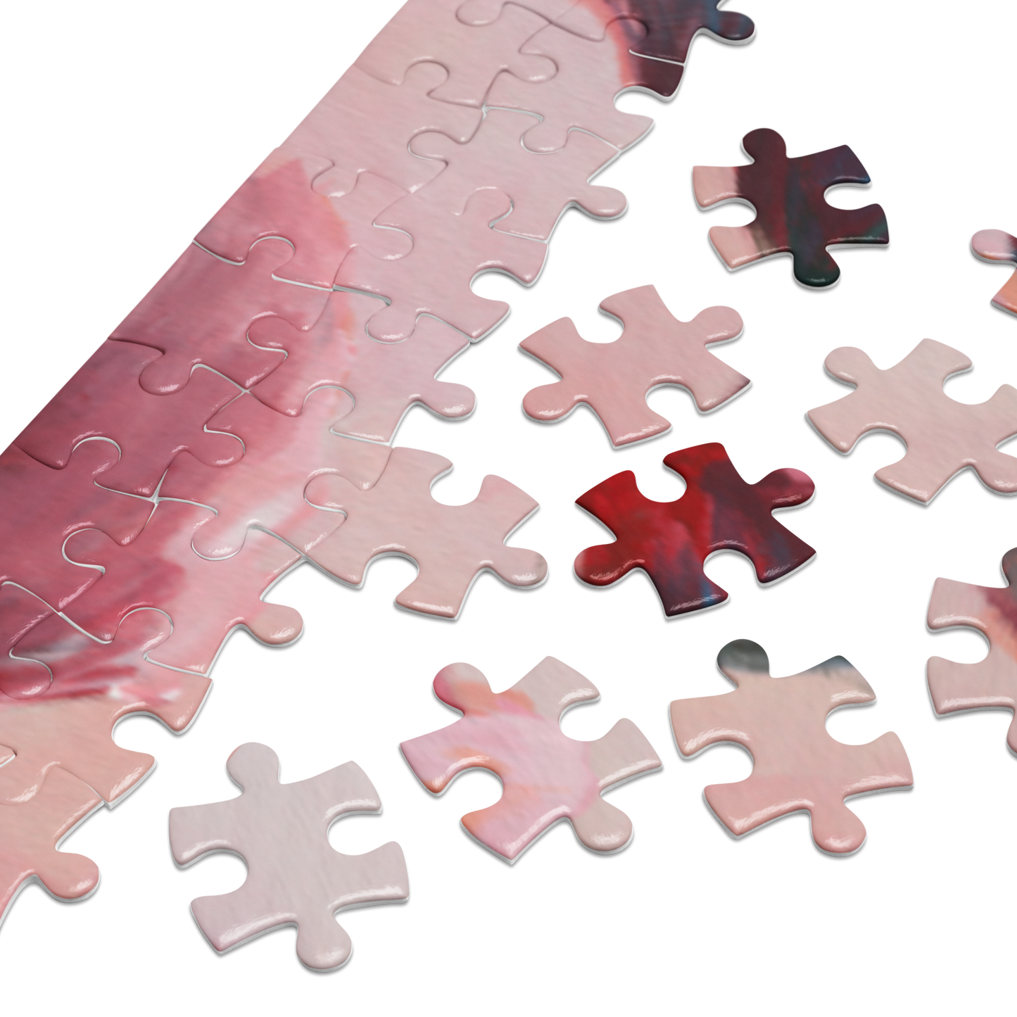 Floral Serenade - Jigsaw puzzle with tin