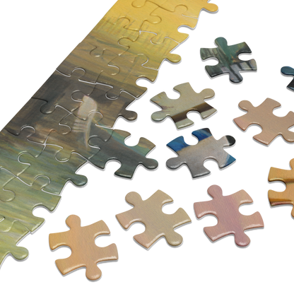 Memories of Venice - Jigsaw puzzle with tin