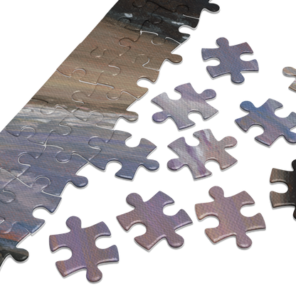 Bronte Beach - Jigsaw puzzle with tin