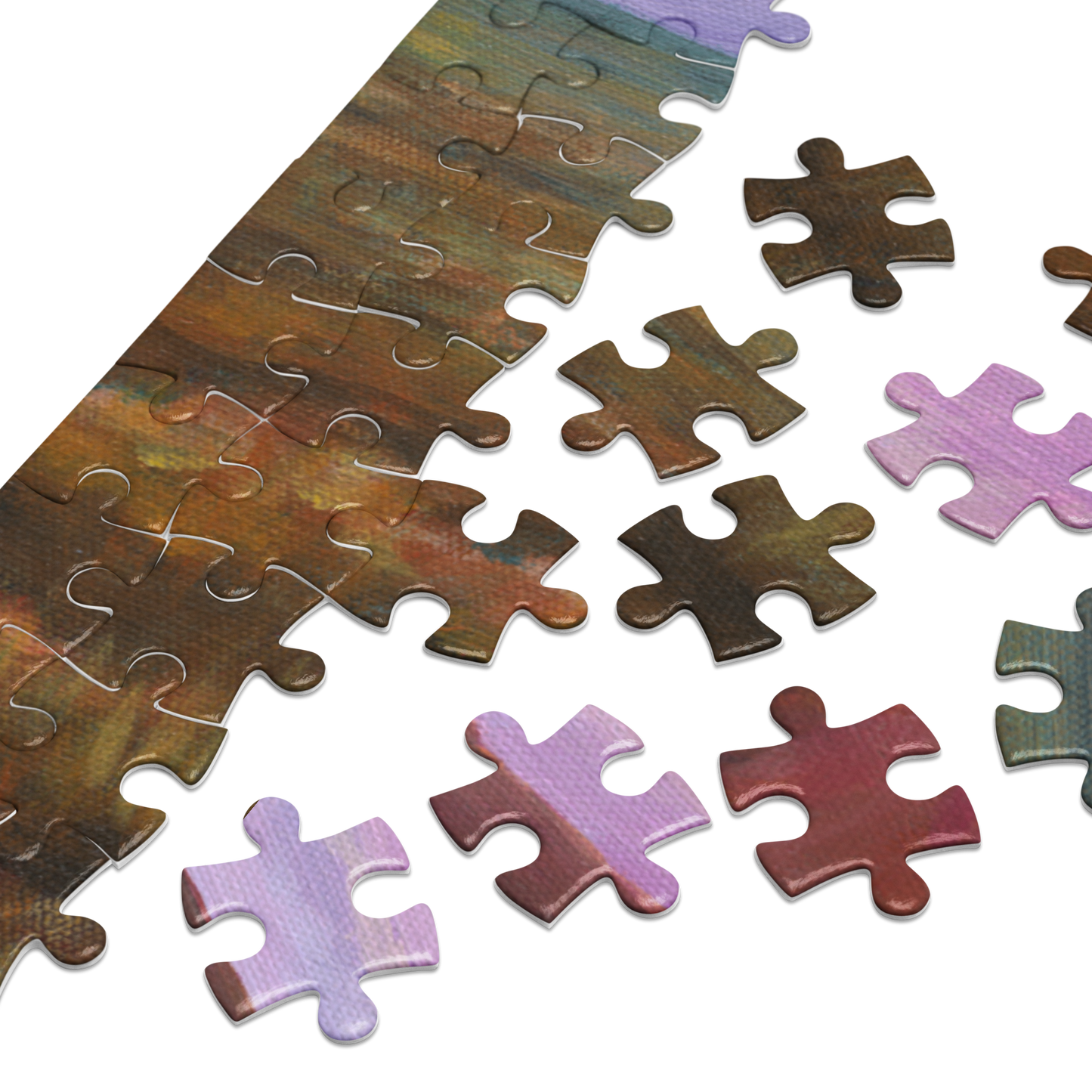 Uluru Calling - Jigsaw puzzle with tin