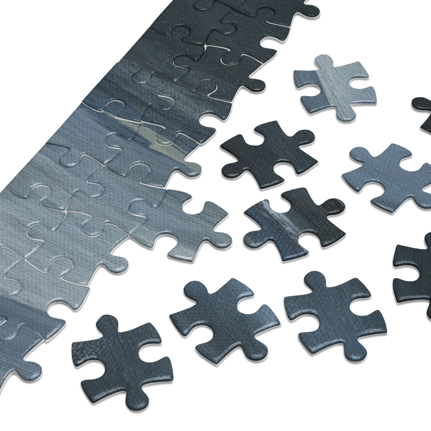 Incoming Storm - Jigsaw puzzle with tin