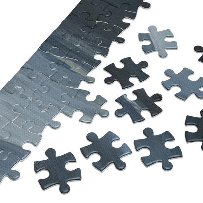 Incoming Storm - Jigsaw puzzle with tin