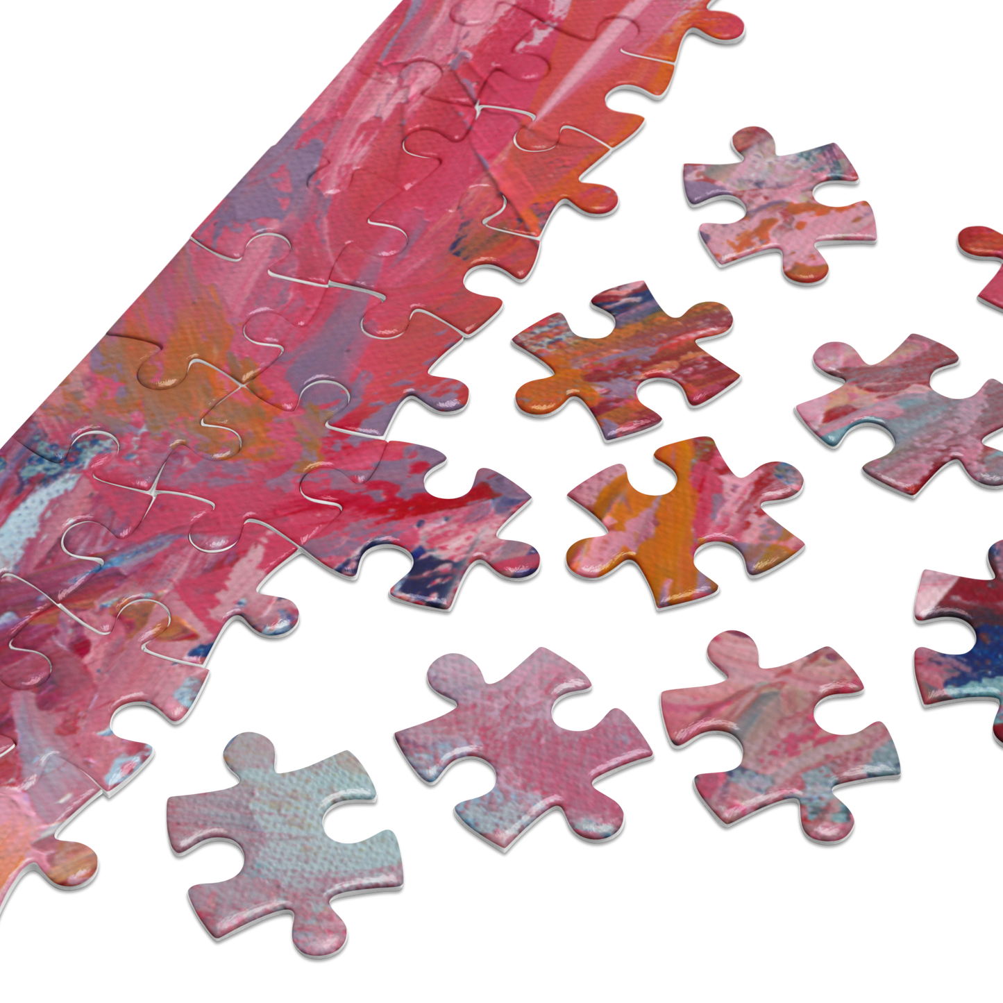 Floral Bliss - Jigsaw puzzle with tin
