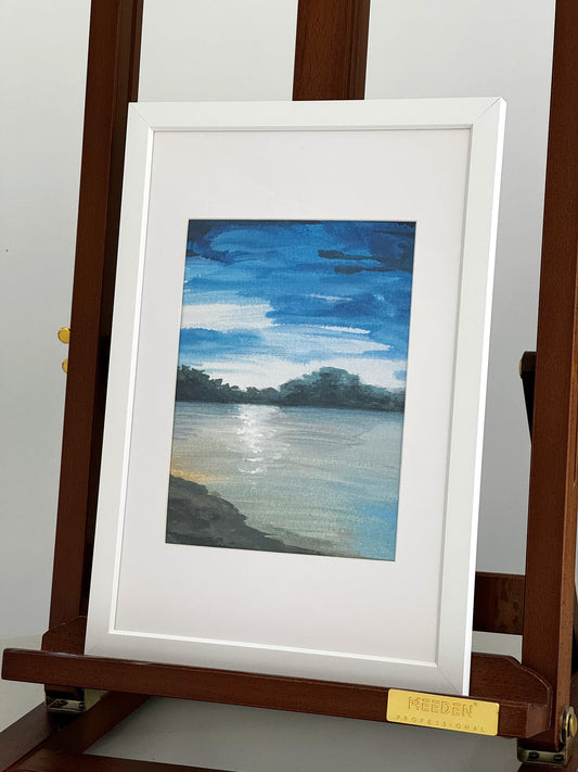 On Reflection 22x32cm Framed Original