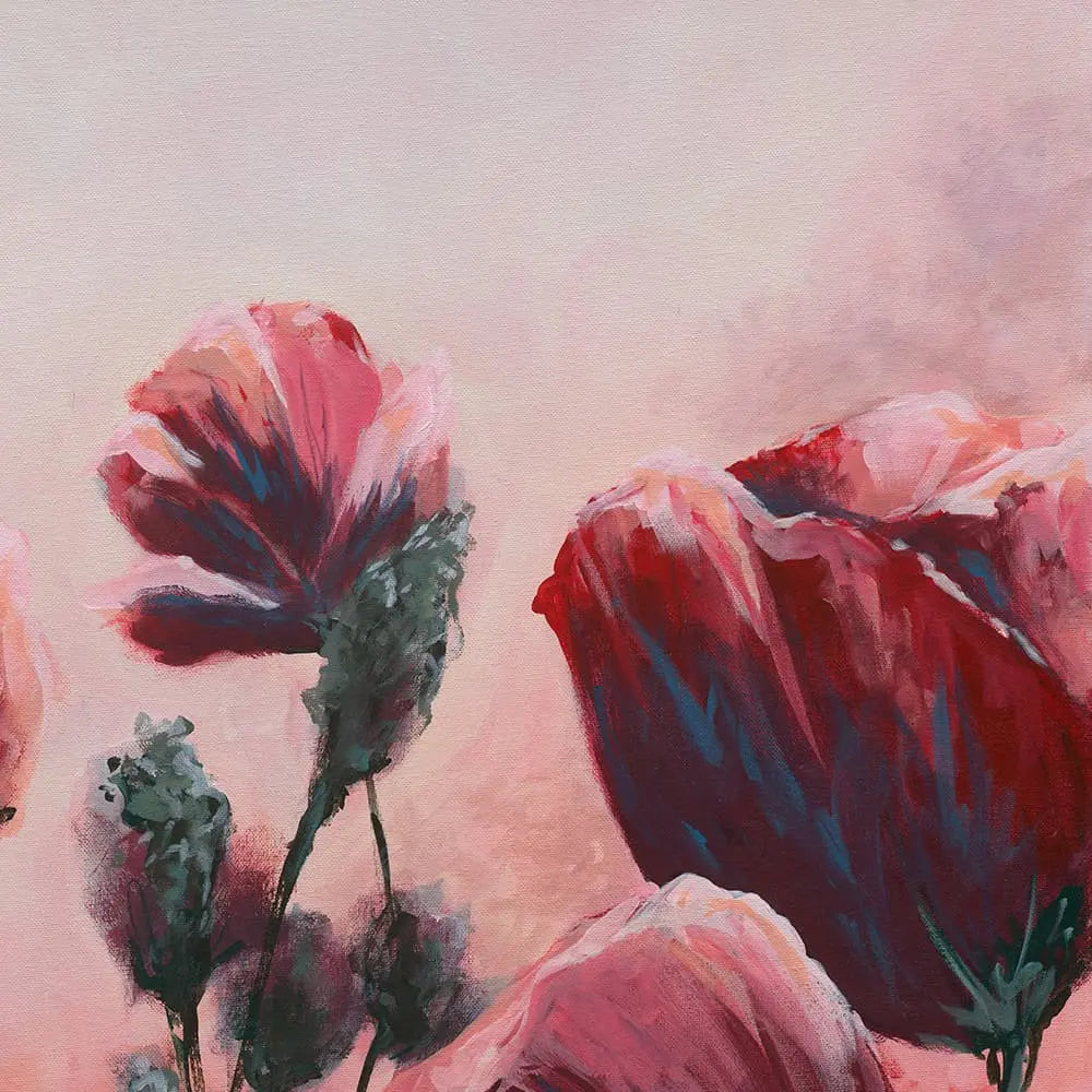 Floral Serenade 100x100cm Original Artwork