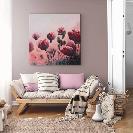 Floral Serenade 100x100cm Original Artwork