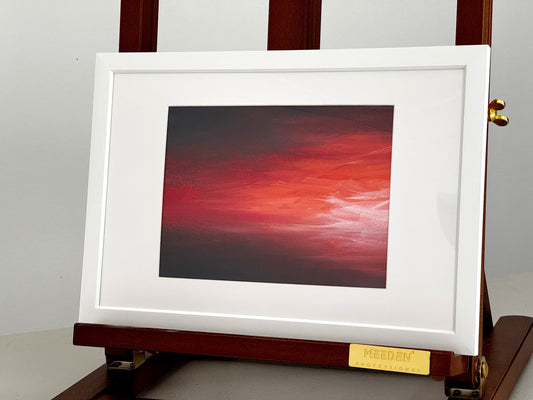 Red Horizon 22x32cm Framed Original