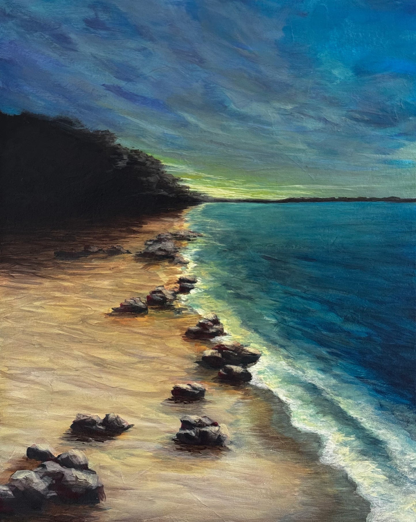 Rocky Shore 40x50cm Original
