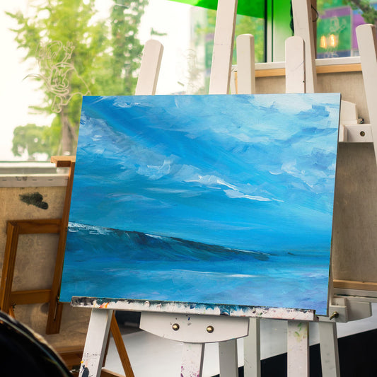 The Long Wave 35x45cm Original Artwork