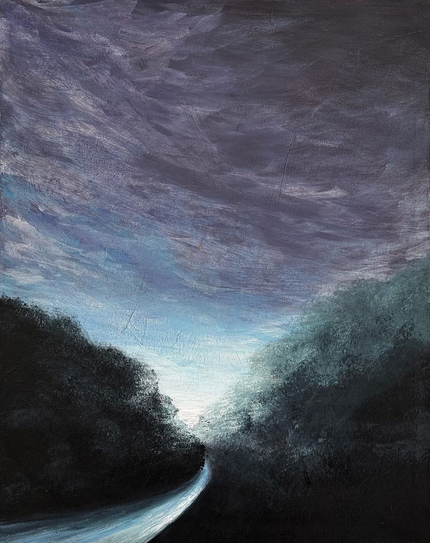 Winter Flow 40x50cm Original Artwork