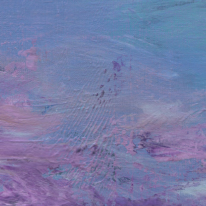 amethyst sky acrylic on canvas original artwork by adam ruspandini