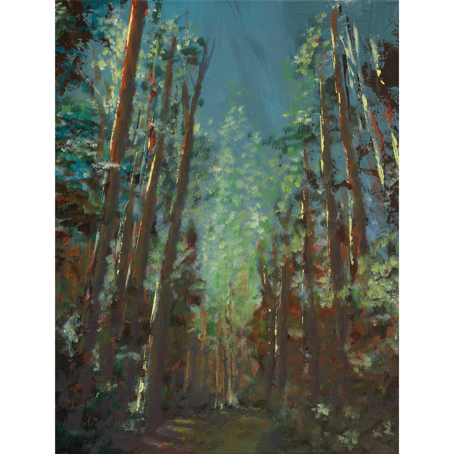 Forest Walk 40x50cm Original - Adam Ruspandini