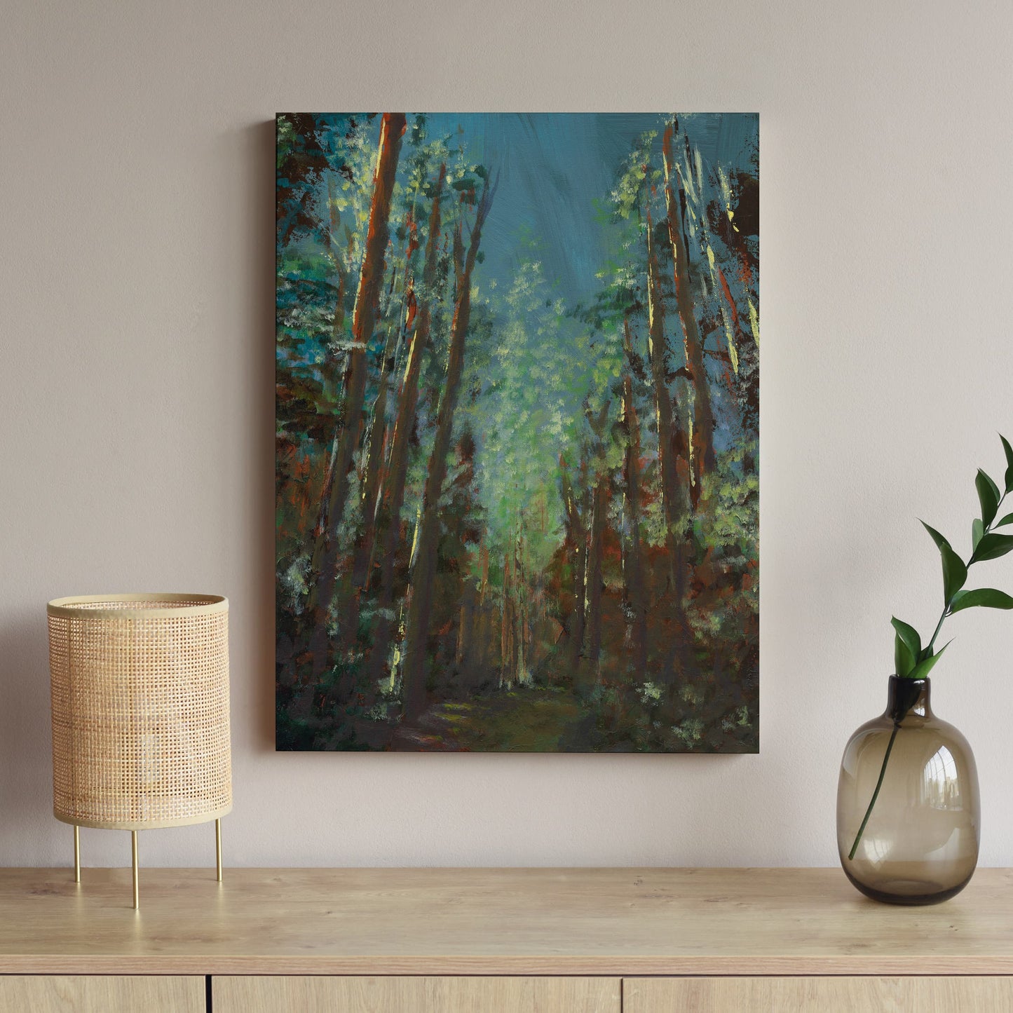 Forest Walk 40x50cm Original - Adam Ruspandini